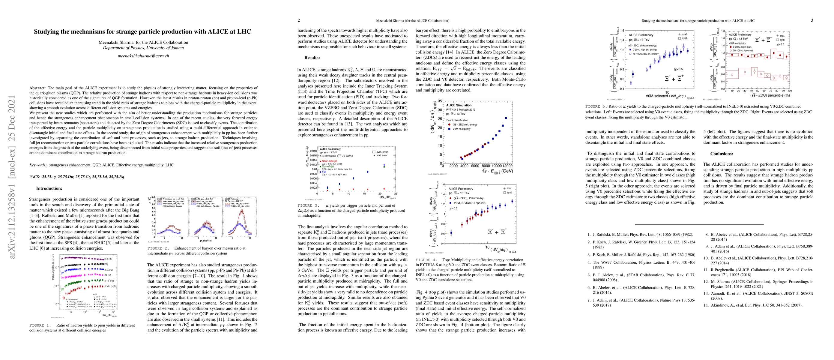 Thumbnail for Studying the mechanisms for strange particle production with ALICE at
  LHC