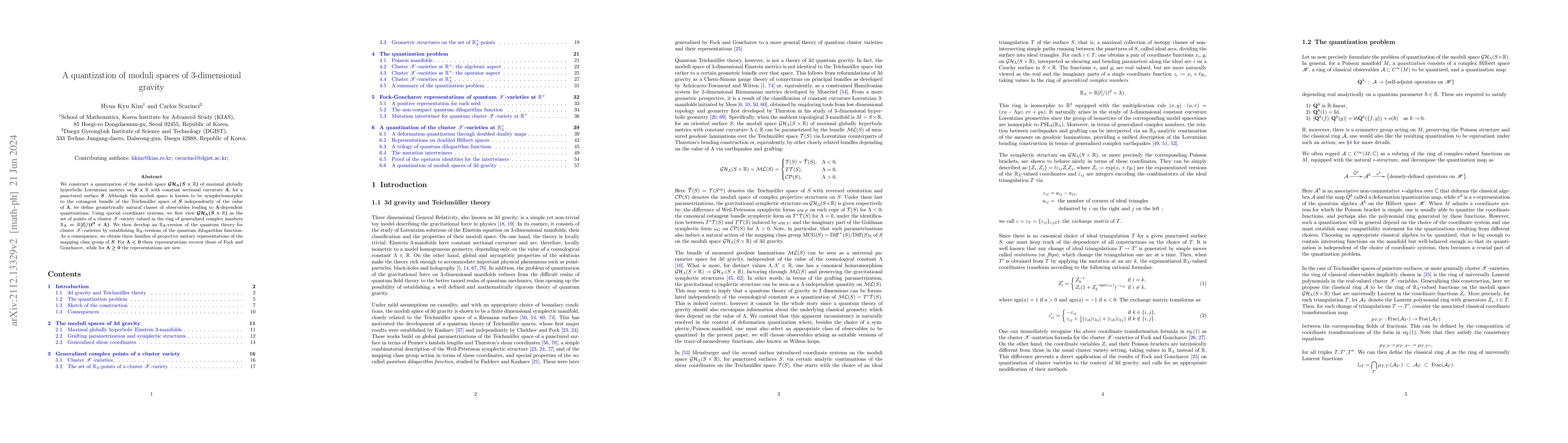 Thumbnail for A quantization of moduli spaces of 3-dimensional gravity