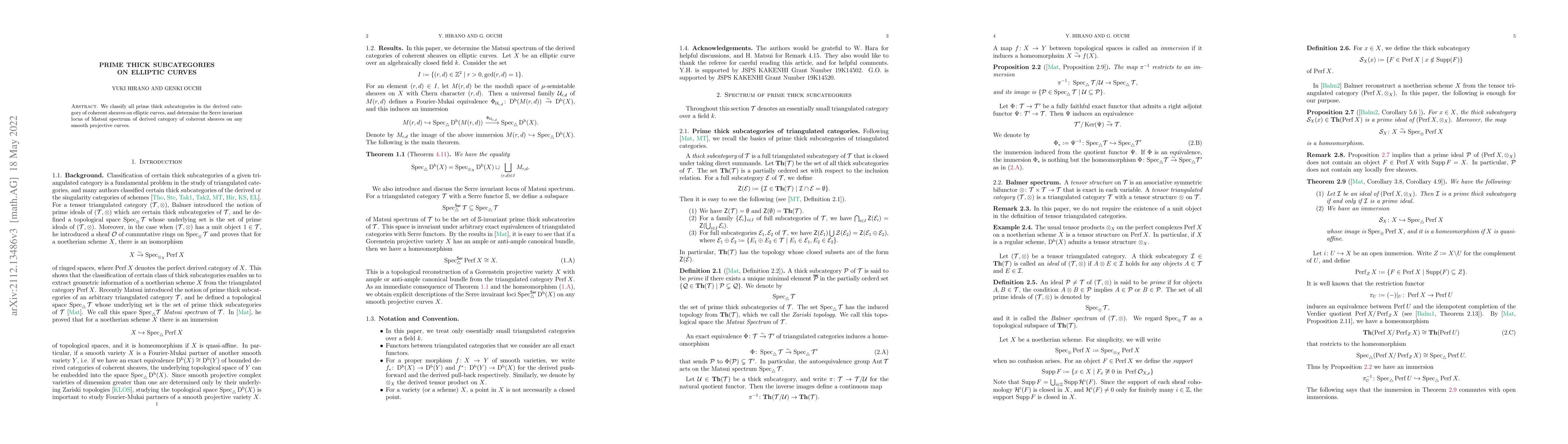 Thumbnail for Prime thick subcategories on elliptic curves