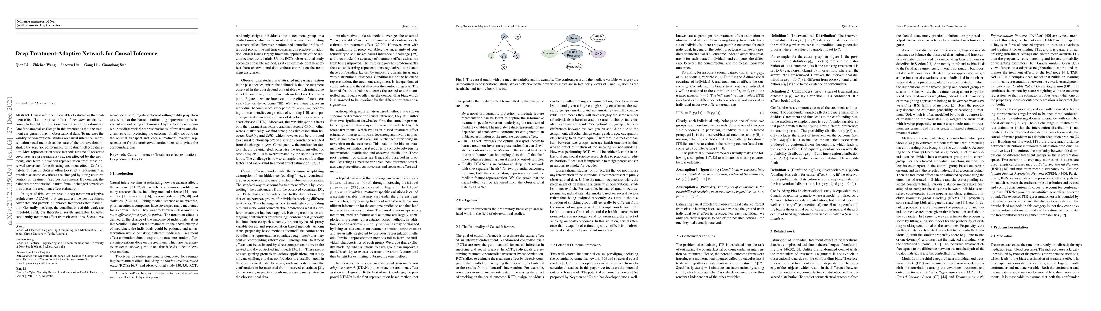 Thumbnail for Deep Treatment-Adaptive Network for Causal Inference