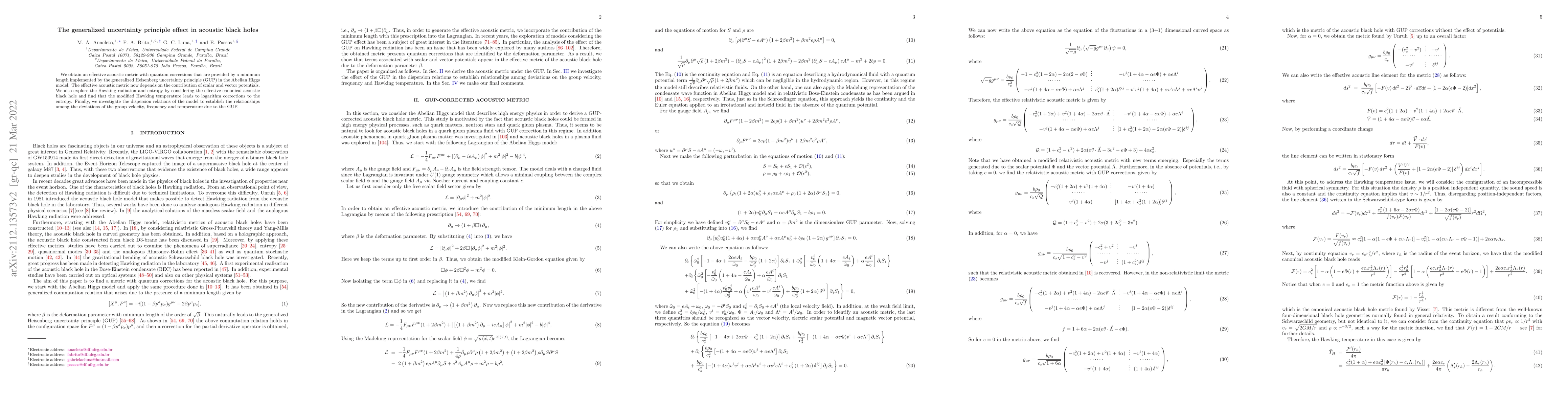 Thumbnail for The generalized uncertainty principle effect in acoustic black holes