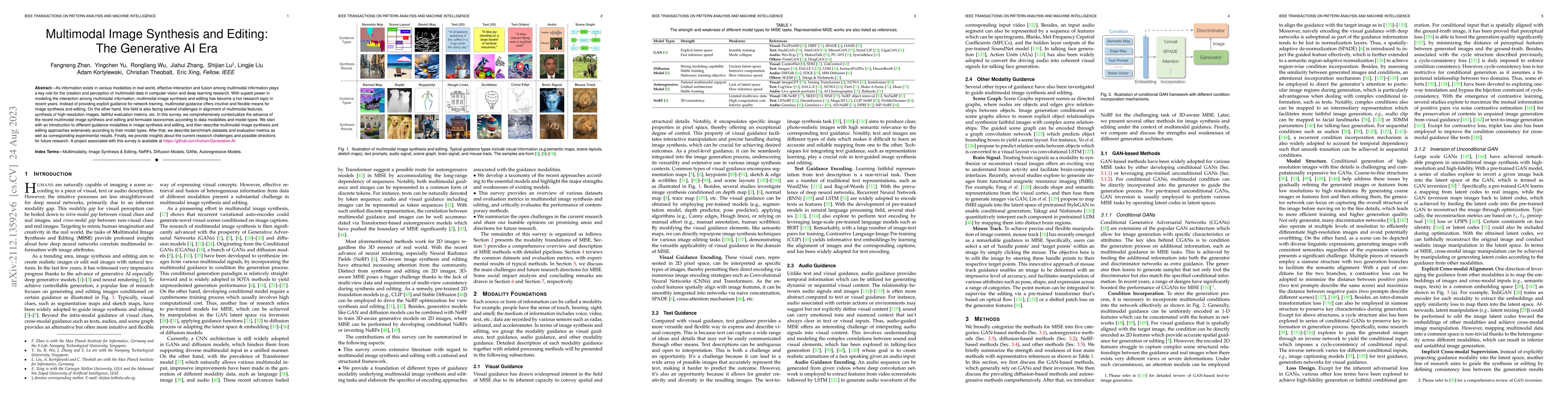 Thumbnail for Multimodal Image Synthesis and Editing: The Generative AI Era