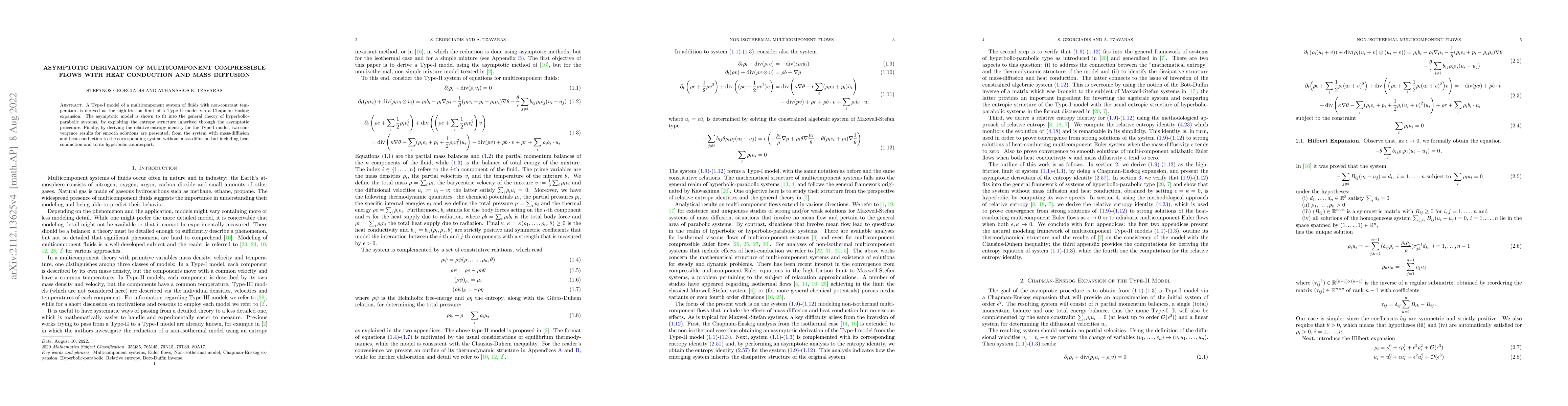 Thumbnail for Asymptotic derivation of multicomponent compressible flows with heat
  conduction and mass diffusion