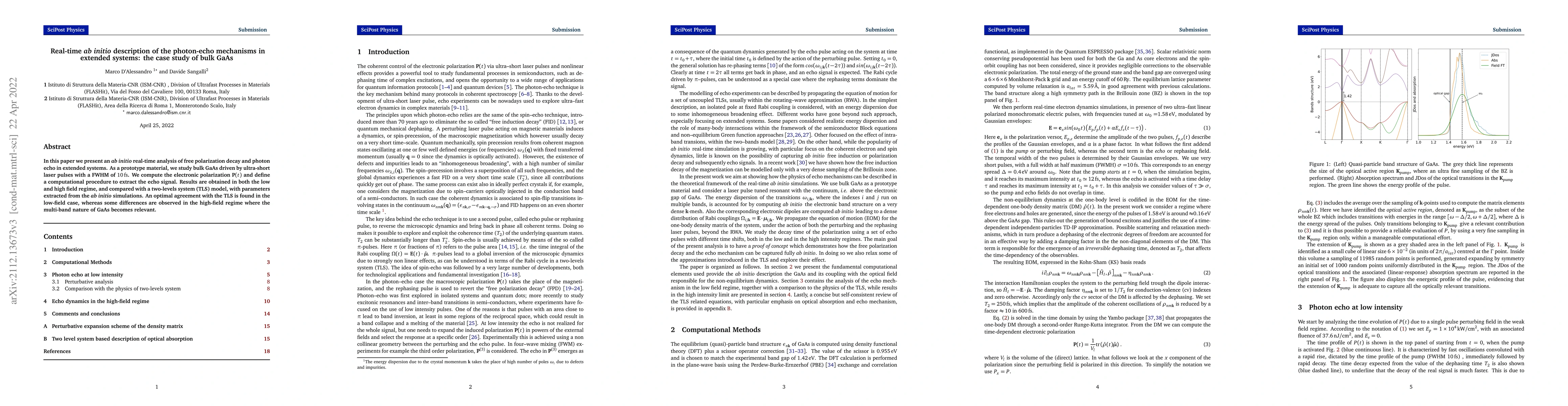 Thumbnail for Real-time ab initio description of the photon-echo mechanisms in
  extended systems: the case study of bulk GaAs