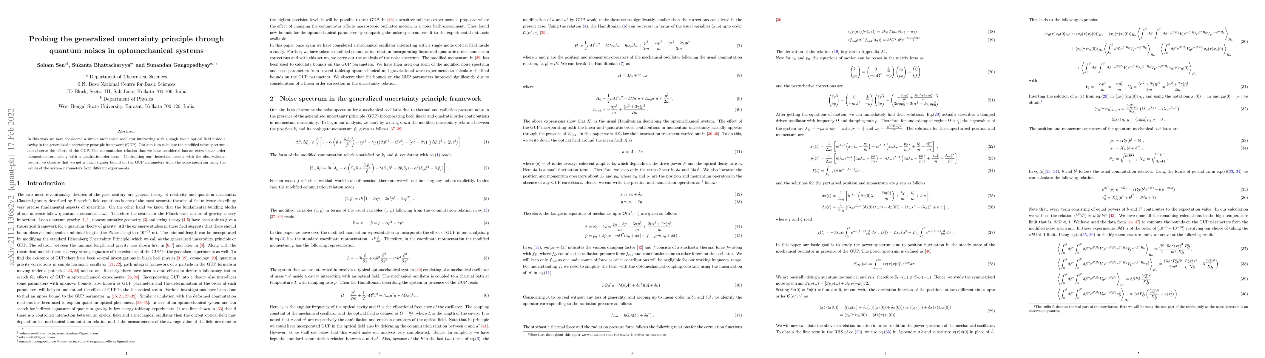 Thumbnail for Probing the generalized uncertainty principle through quantum noises in
  optomechanical systems