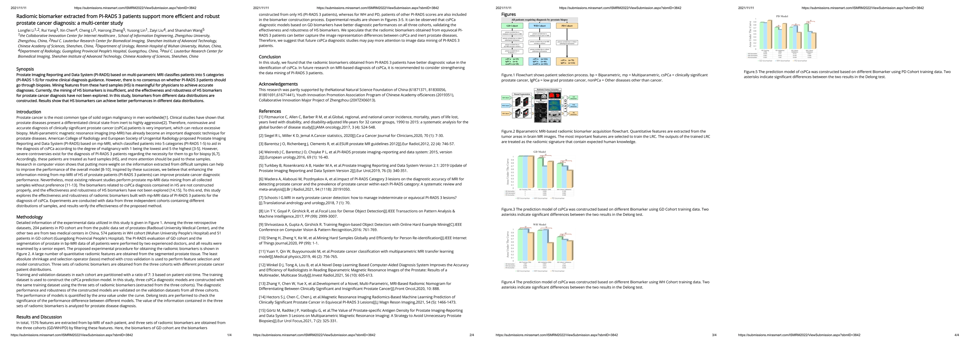 Thumbnail for Radiomic biomarker extracted from PI-RADS 3 patients support more
  e\`icient and robust prostate cancer diagnosis: a multi-center study