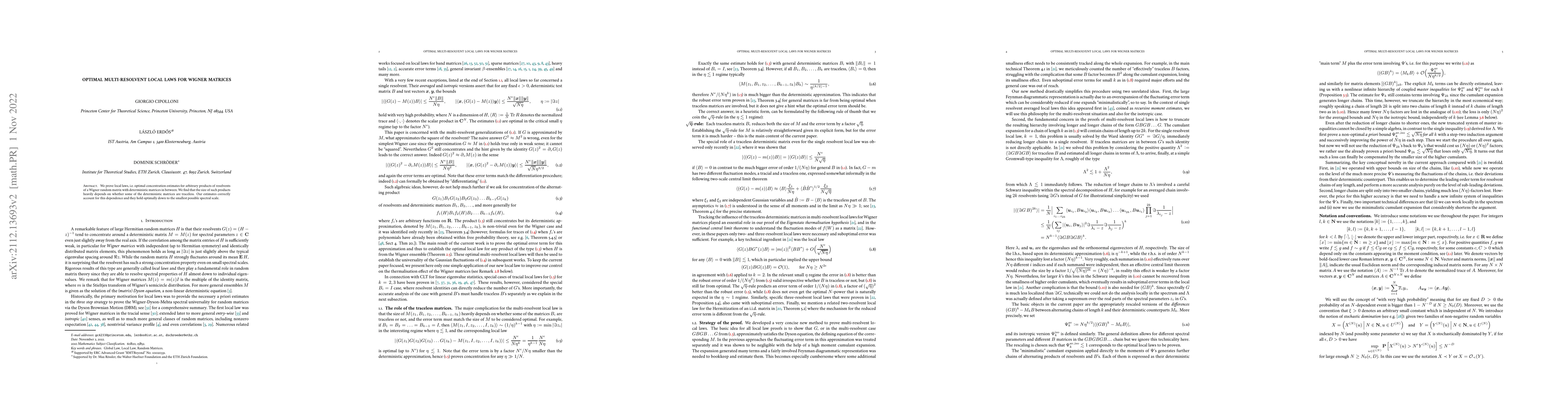 Thumbnail for Optimal multi-resolvent local laws for Wigner matrices