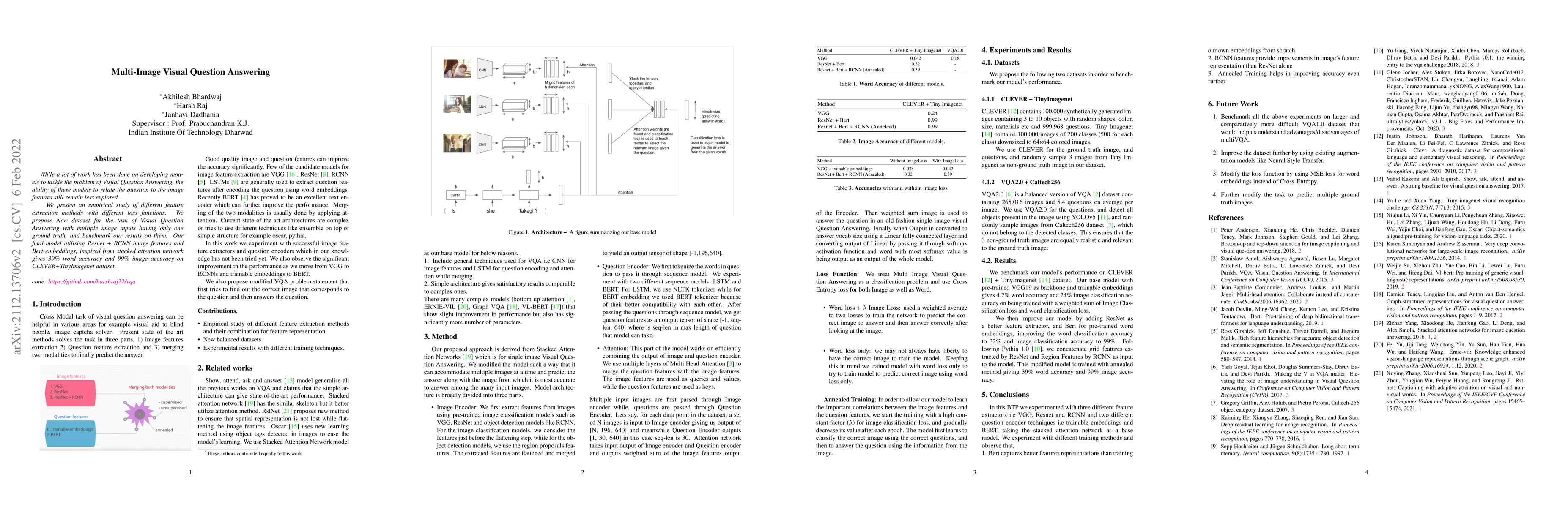 Thumbnail for Multi-Image Visual Question Answering