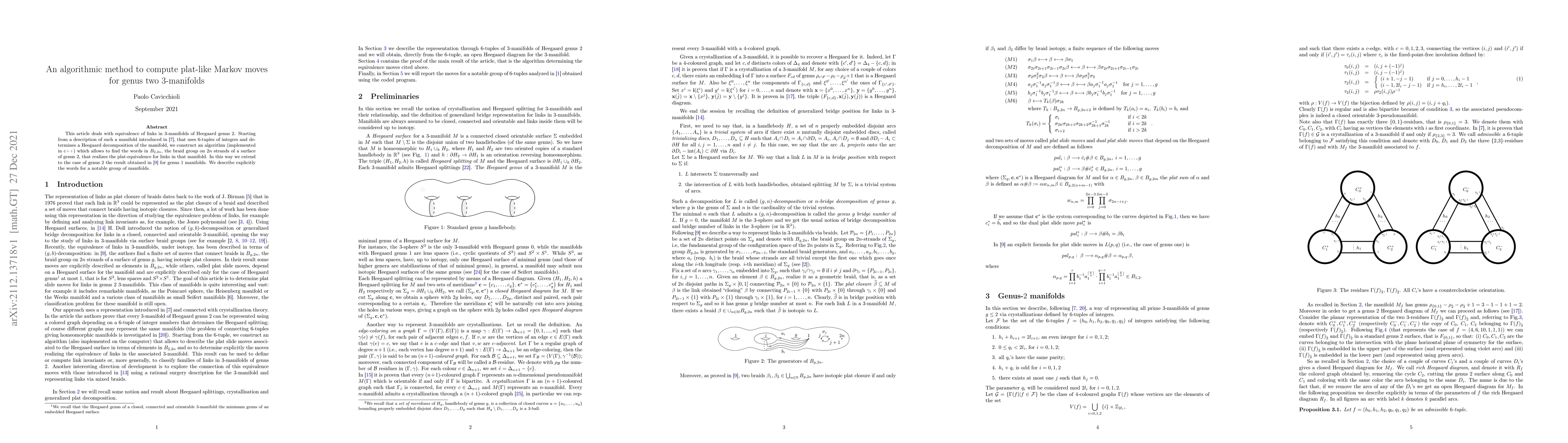 Thumbnail for An algorithmic method to compute plat-like Markov moves for genus two
  3-manifolds