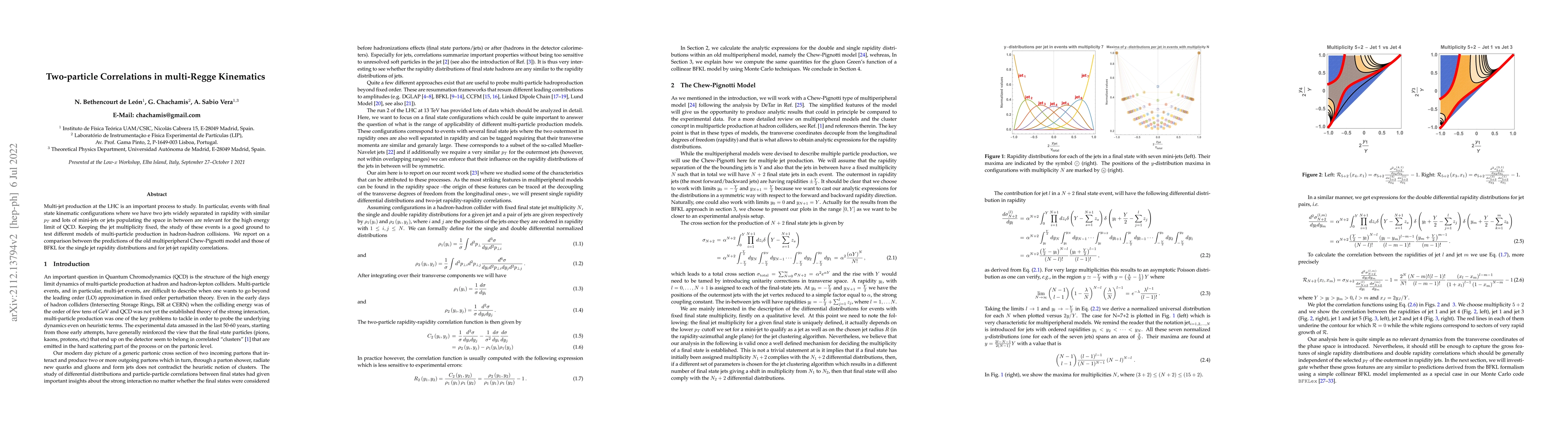 Thumbnail for Two-particle Correlations in multi-Regge Kinematics
