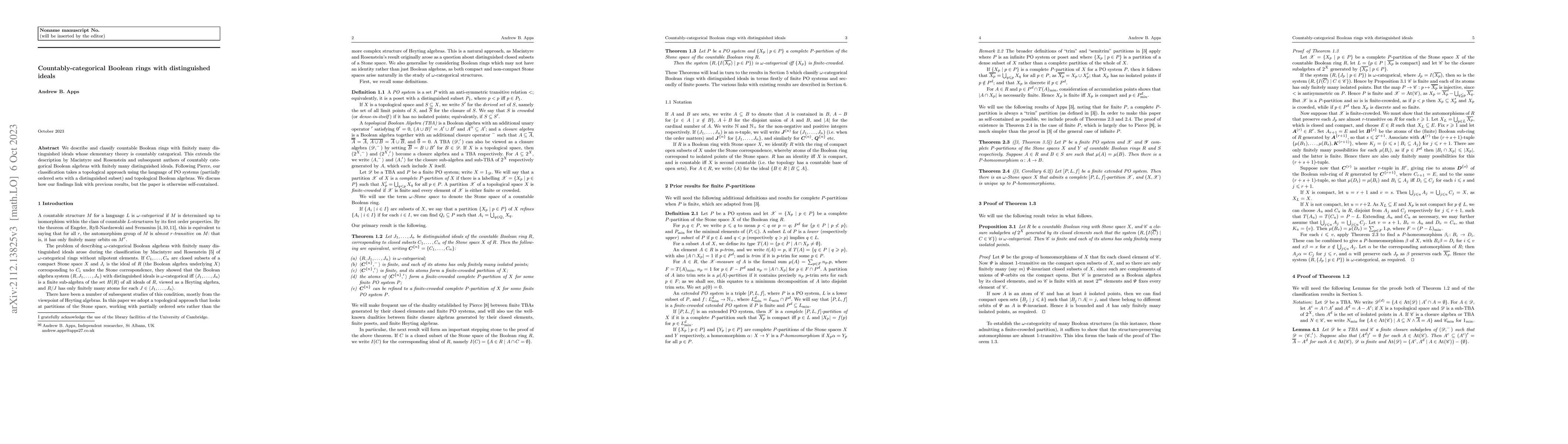 Thumbnail for Countably-categorical Boolean rings with distinguished ideals