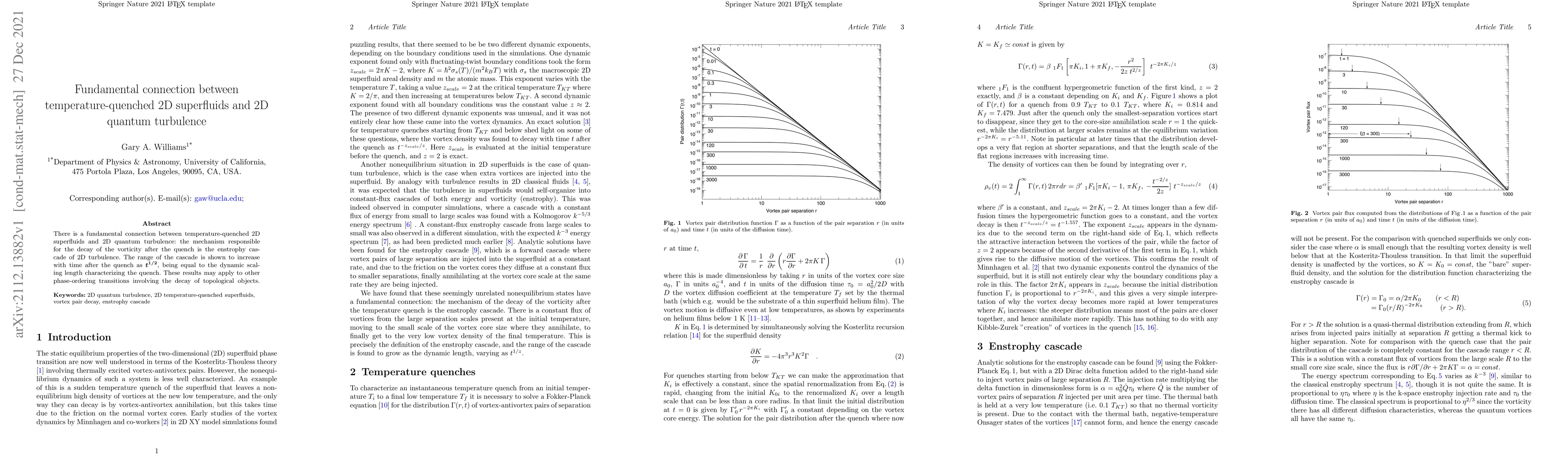 Thumbnail for Fundamental connection between temperature-quenched 2D superfluids and
  2D quantum turbulence