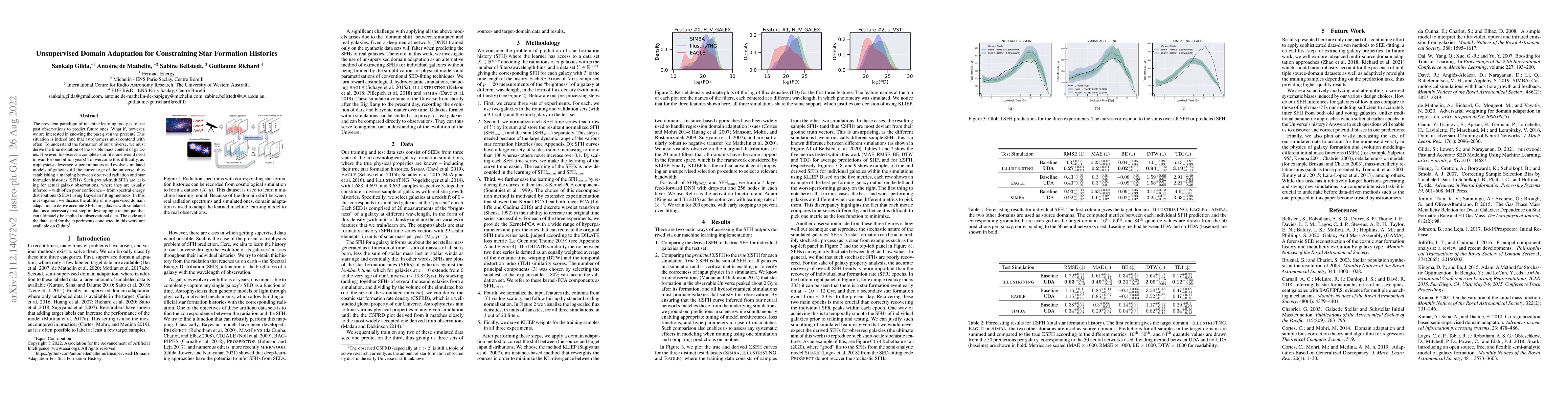Thumbnail for Unsupervised Domain Adaptation for Constraining Star Formation Histories