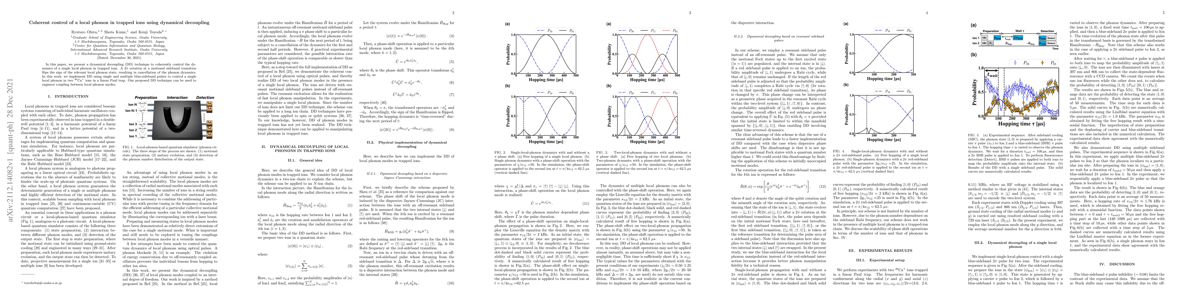 Thumbnail for Coherent control of a local phonon in trapped ions using dynamical
  decoupling