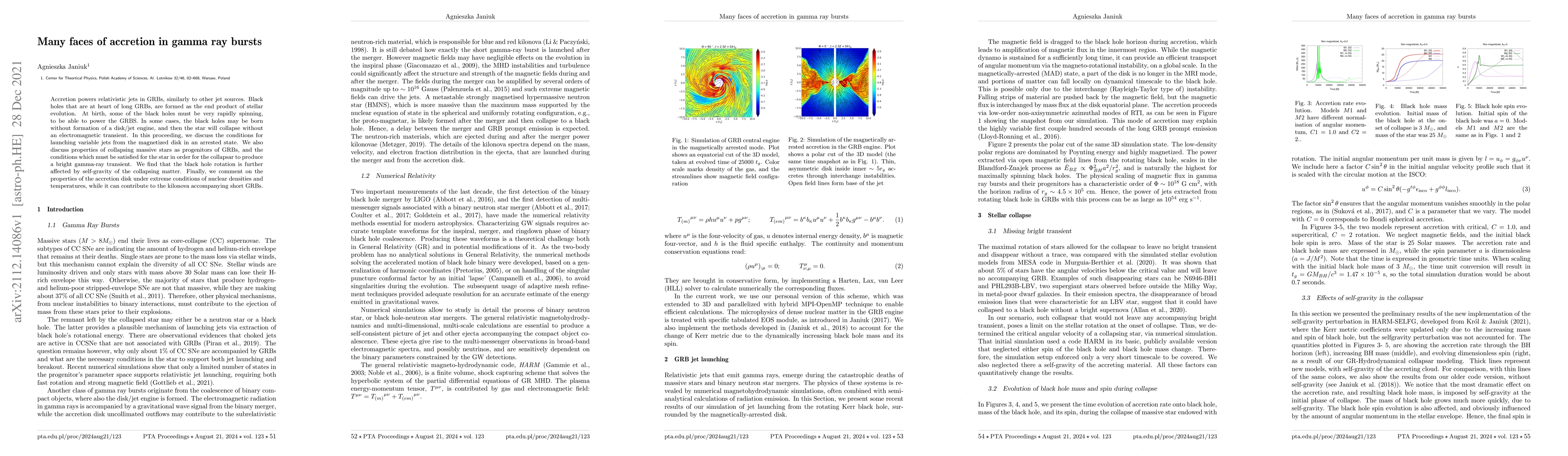 Thumbnail for Many faces of accretion in gamma ray bursts