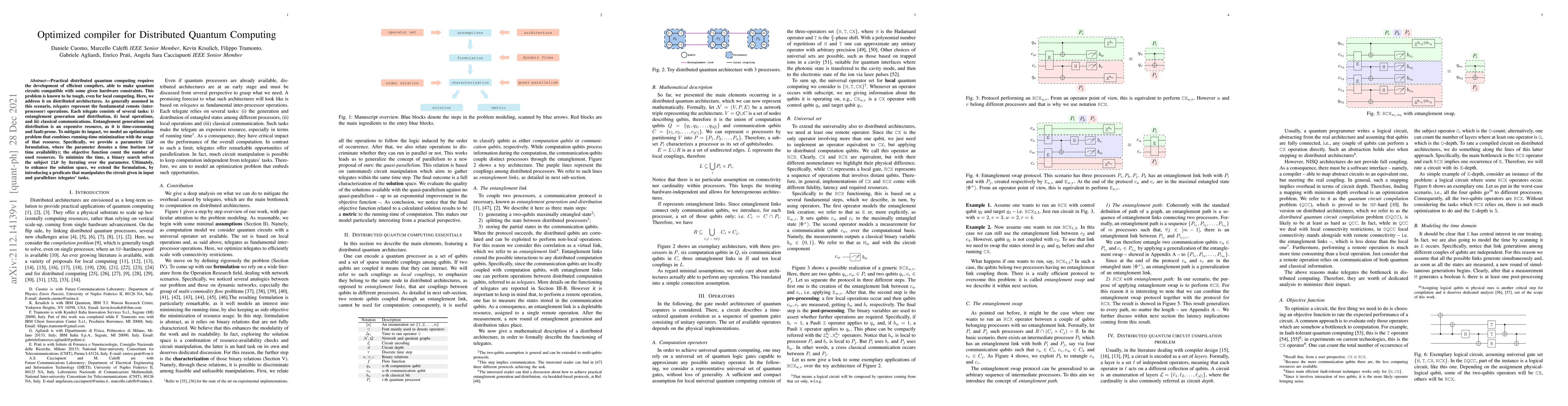 Thumbnail for Optimized compiler for Distributed Quantum Computing