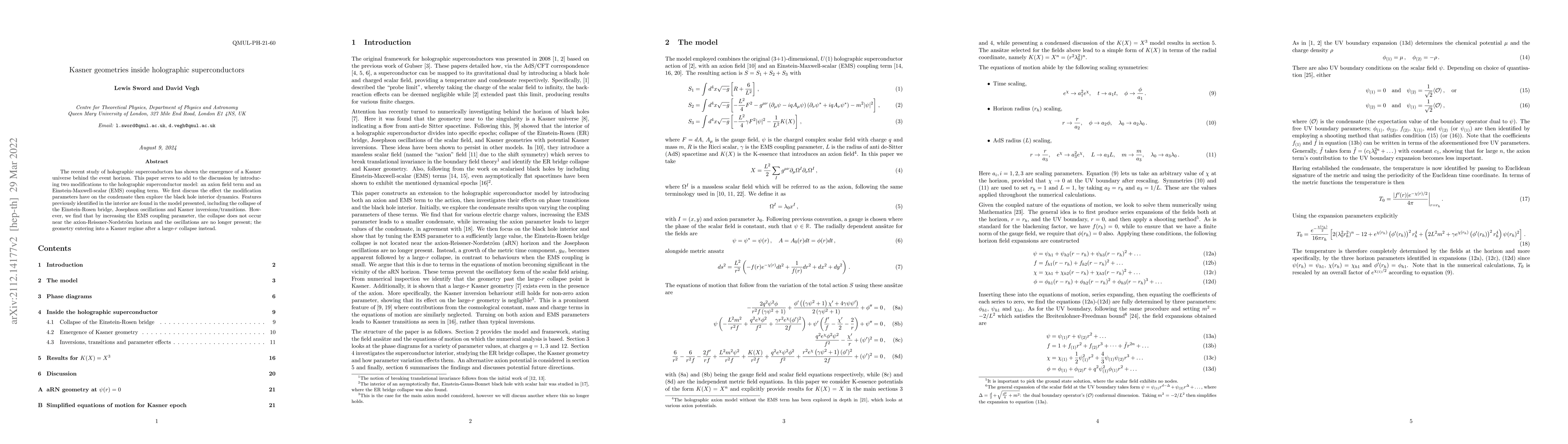 Thumbnail for Kasner geometries inside holographic superconductors