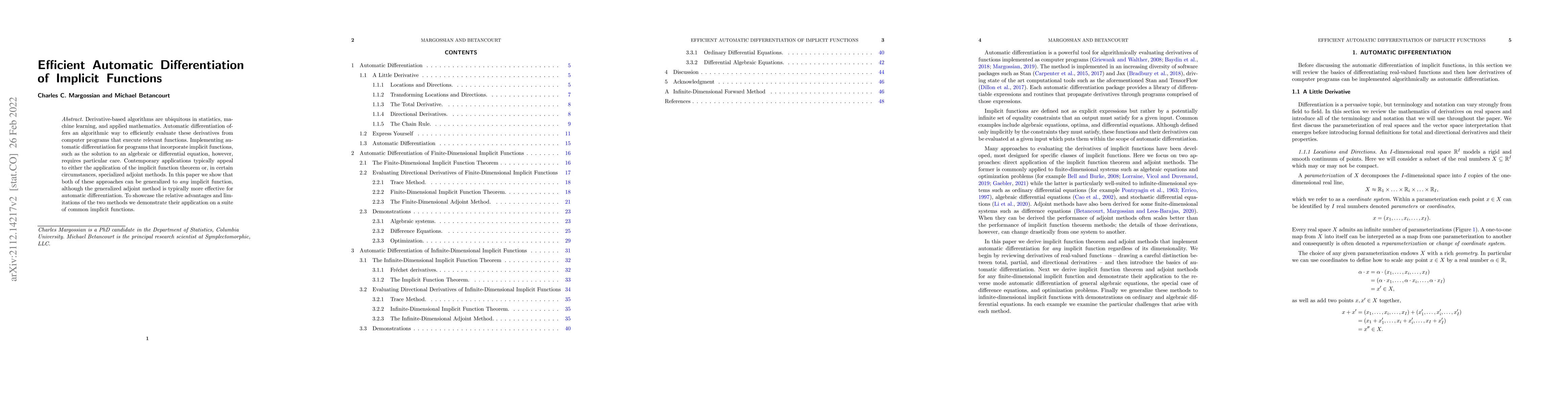 Thumbnail for Efficient Automatic Differentiation of Implicit Functions