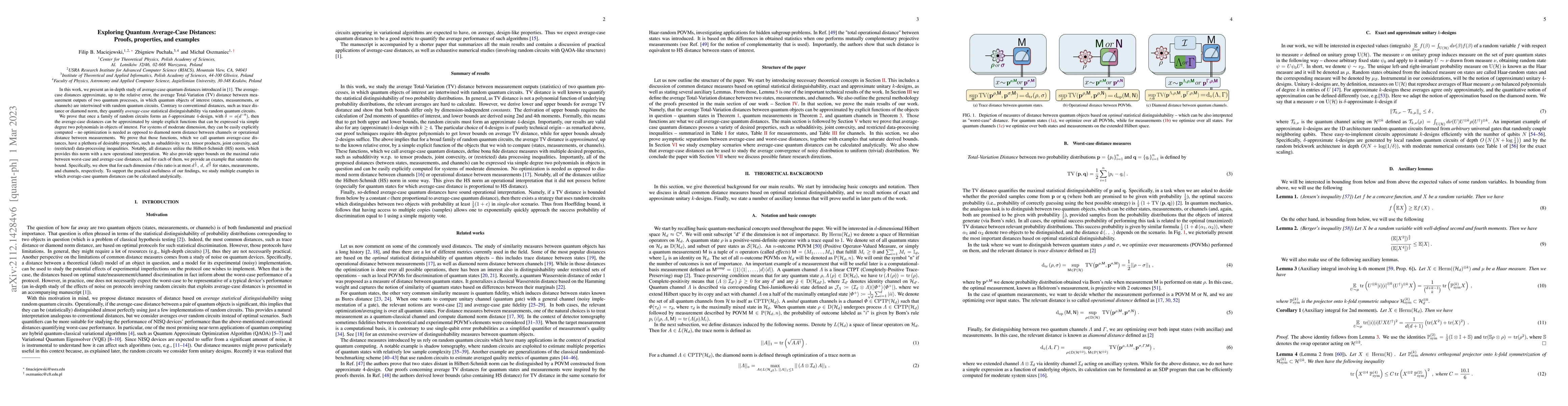 Thumbnail for Exploring Quantum Average-Case Distances: proofs, properties, and
  examples