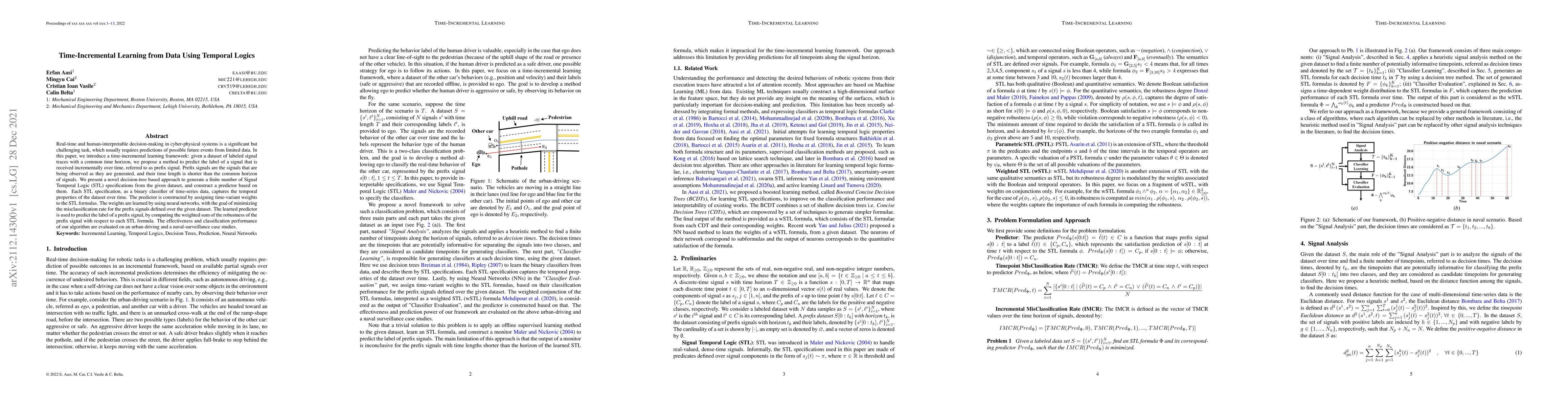 Thumbnail for Time-Incremental Learning from Data Using Temporal Logics