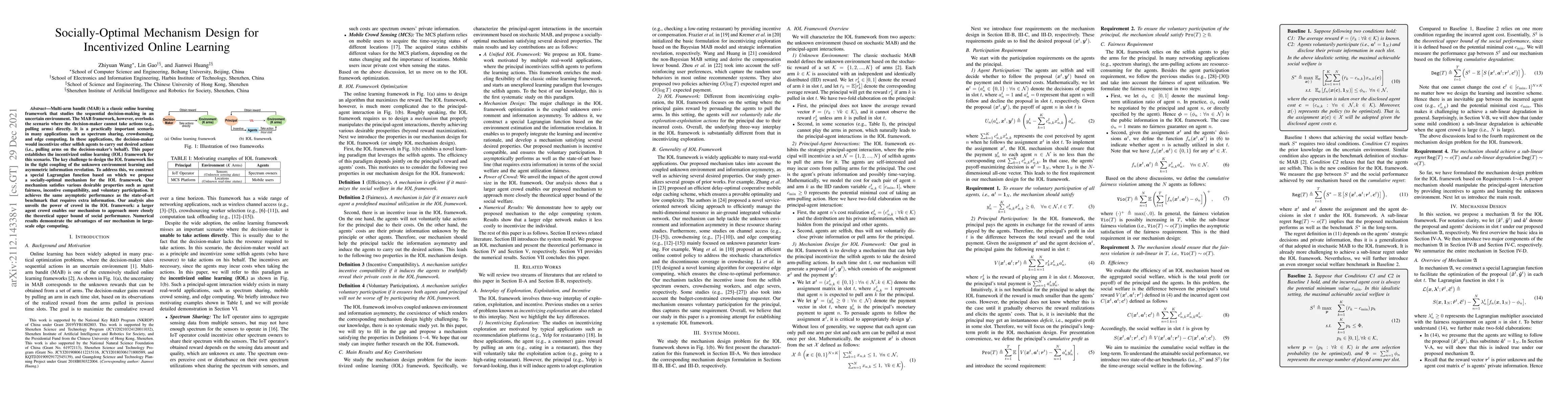 Thumbnail for Socially-Optimal Mechanism Design for Incentivized Online Learning