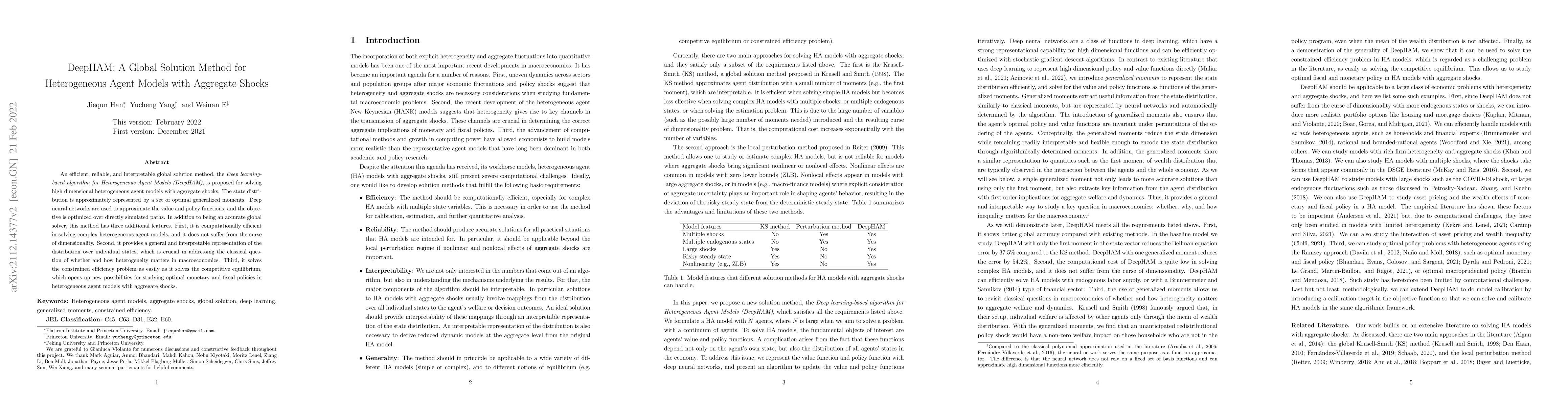 Thumbnail for DeepHAM: A Global Solution Method for Heterogeneous Agent Models with
  Aggregate Shocks