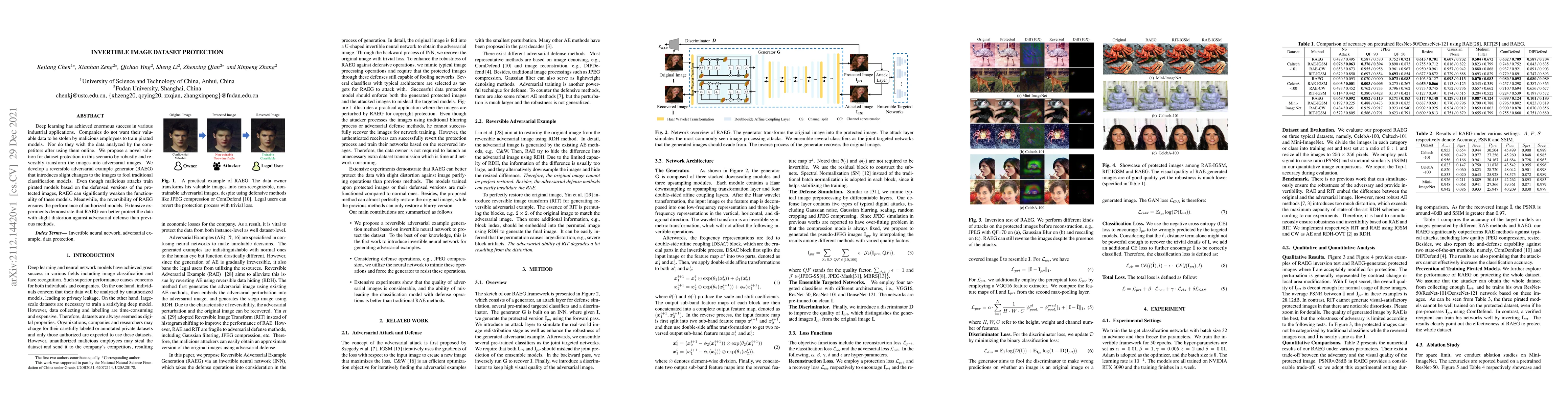 Thumbnail for Invertible Image Dataset Protection
