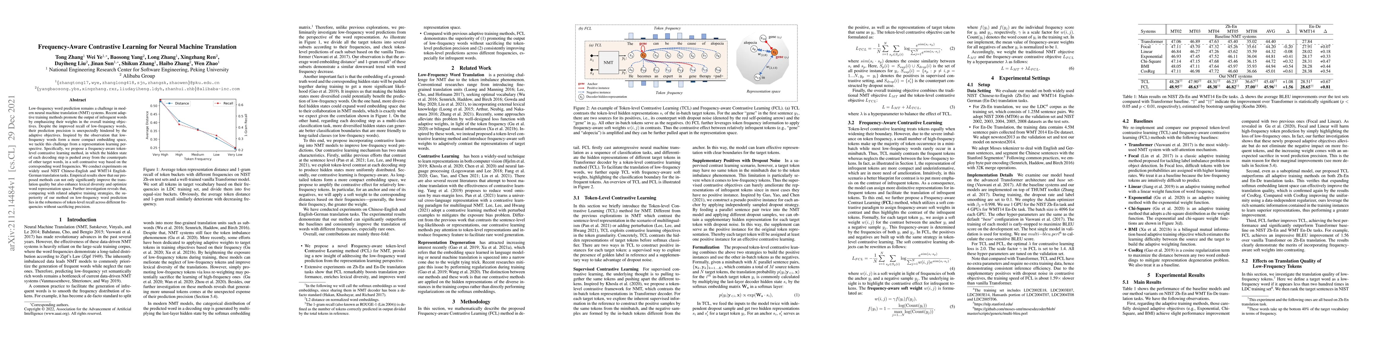 Thumbnail for Frequency-Aware Contrastive Learning for Neural Machine Translation