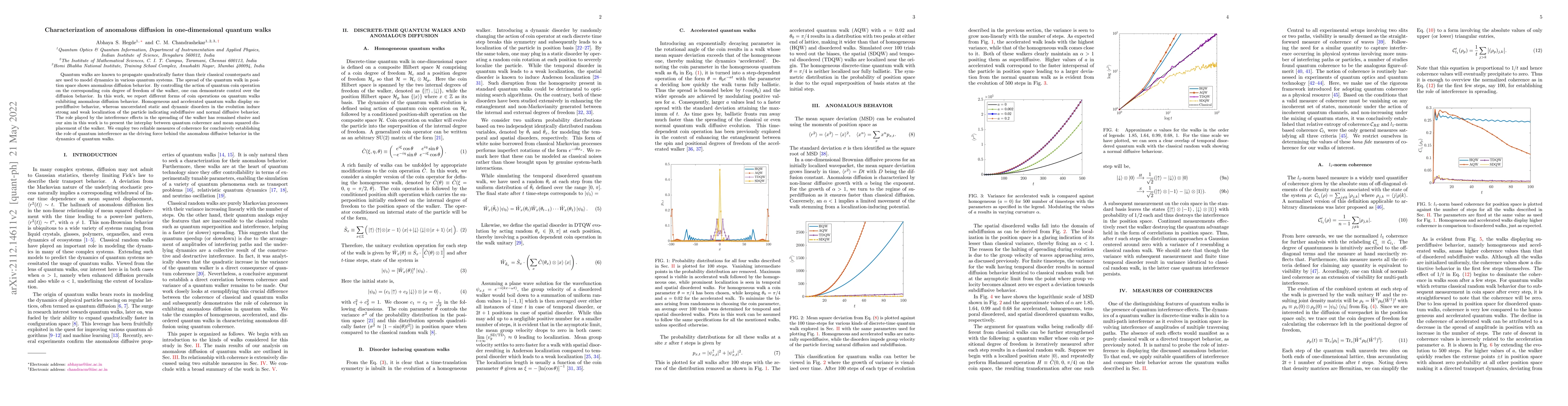 Thumbnail for Characterization of anomalous diffusion in one-dimensional quantum walks