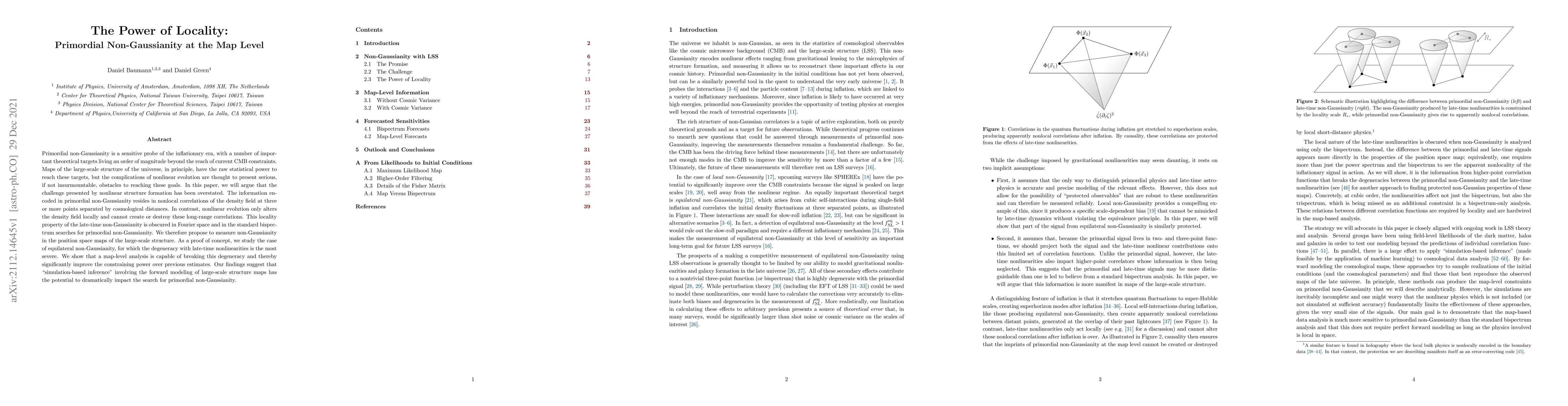 Thumbnail for The Power of Locality: Primordial Non-Gaussianity at the Map Level