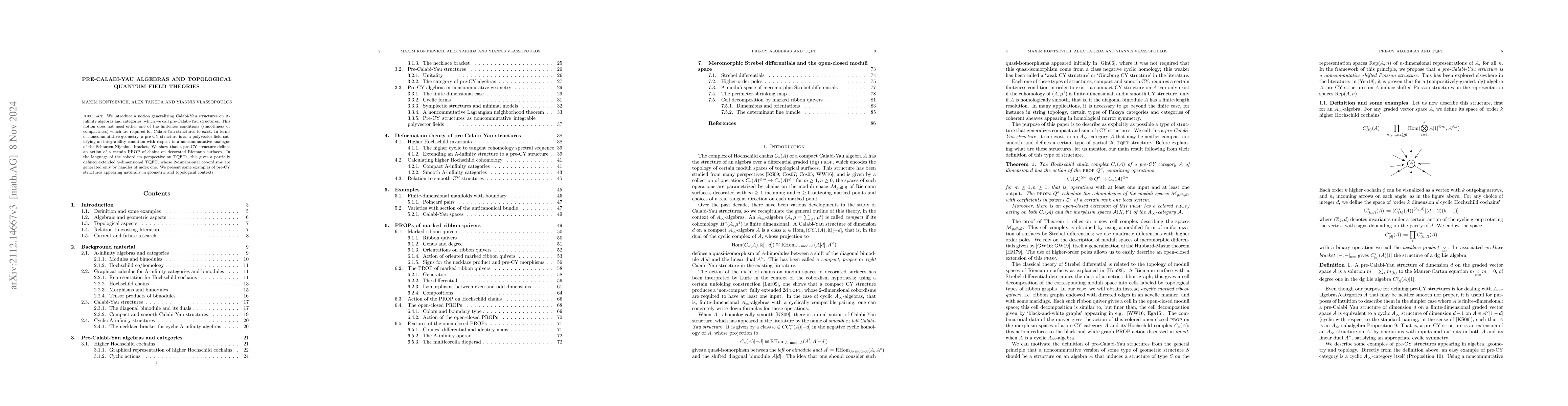 Thumbnail for Pre-Calabi-Yau algebras and topological quantum field theories
