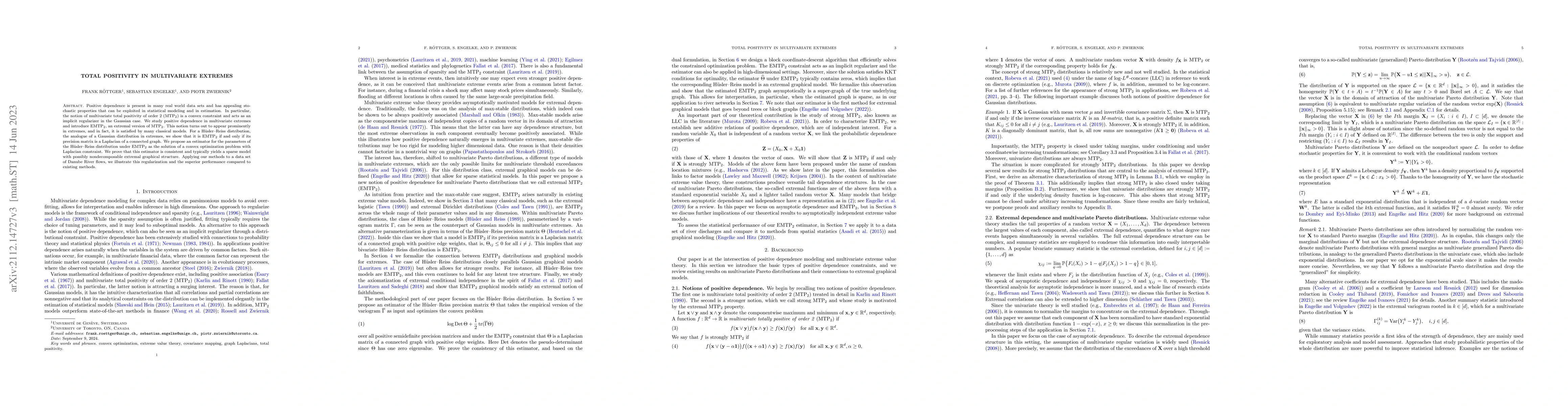 Thumbnail for Total positivity in multivariate extremes