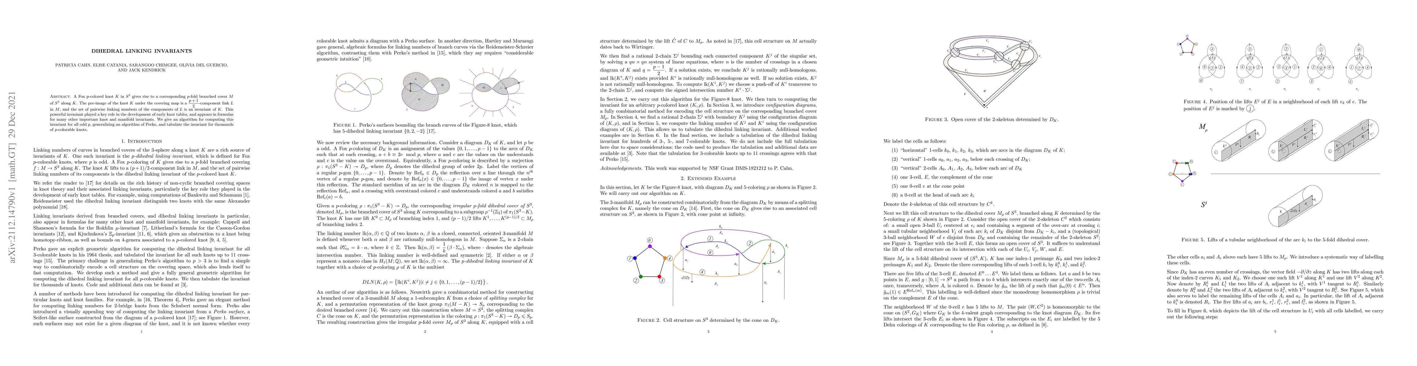 Thumbnail for Dihedral Linking Invariants