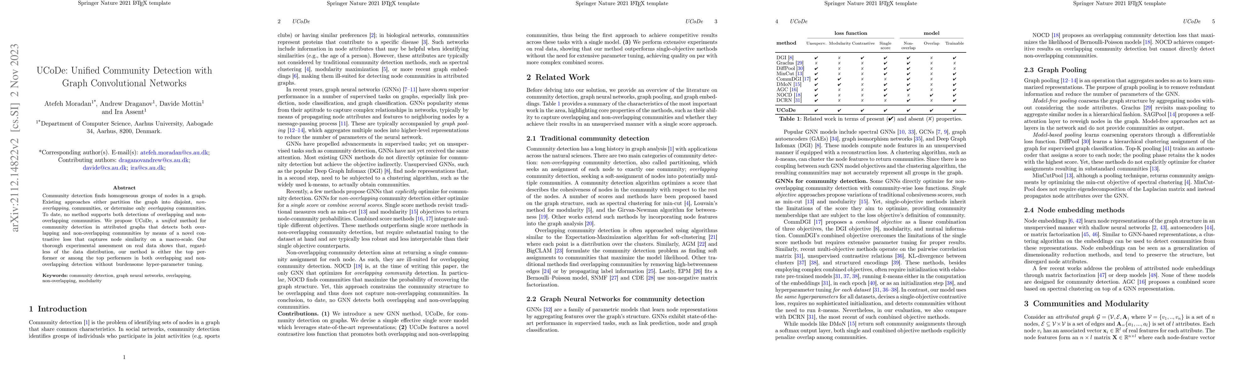 Thumbnail for UCoDe: Unified Community Detection with Graph Convolutional Networks