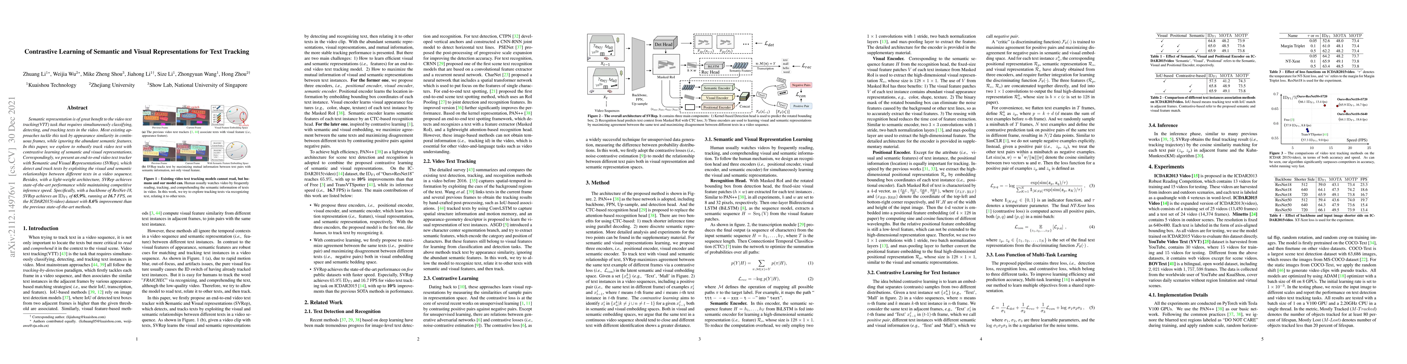Thumbnail for Contrastive Learning of Semantic and Visual Representations for Text
  Tracking