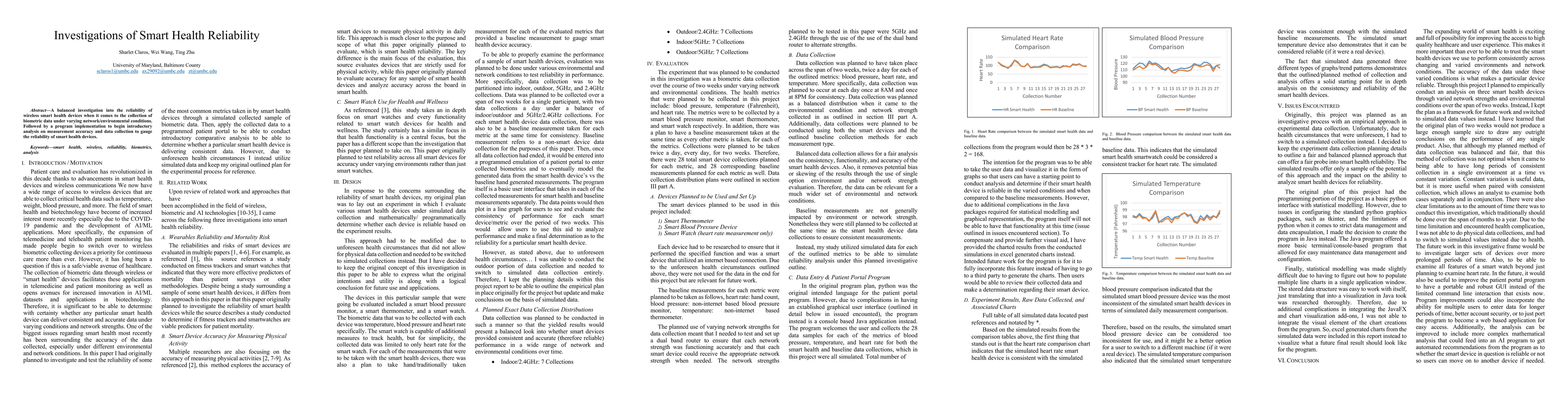 Thumbnail for Investigations of Smart Health Reliability