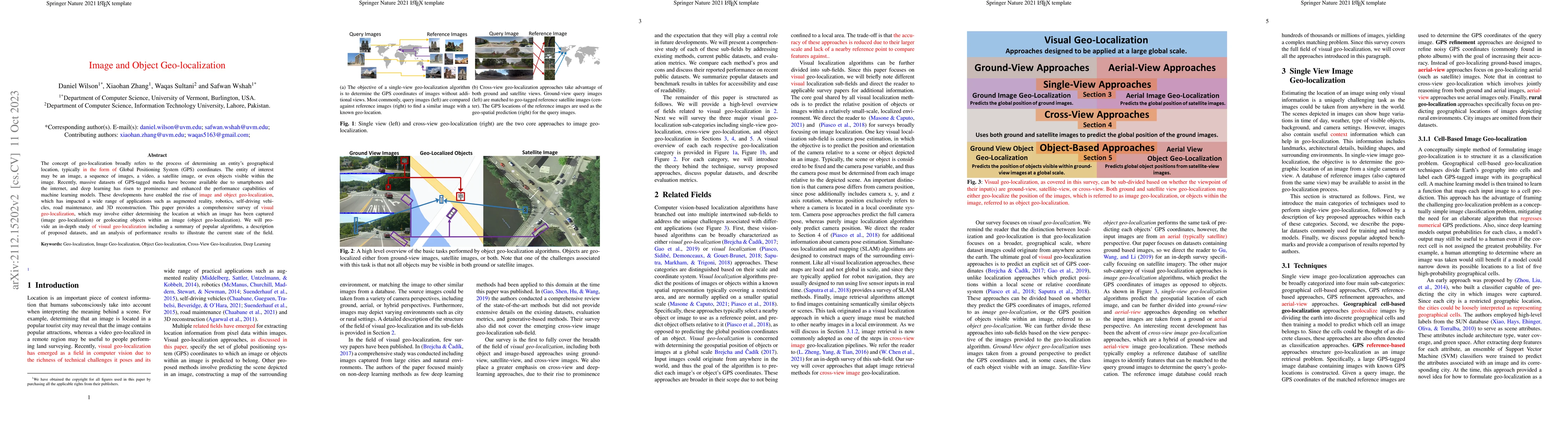 Thumbnail for Visual and Object Geo-localization: A Comprehensive Survey