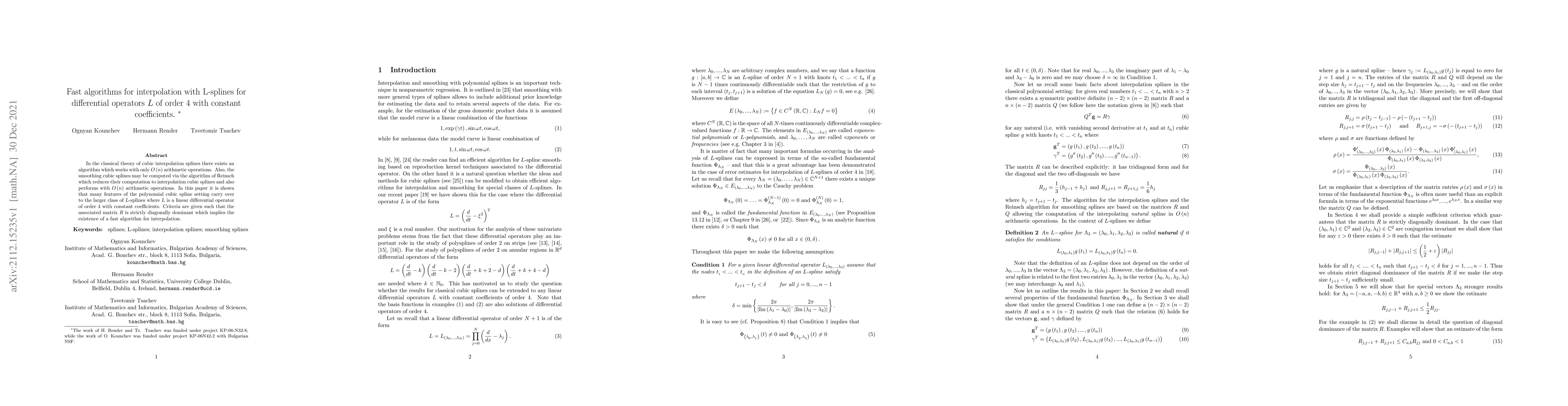 Thumbnail for Fast algorithms for interpolation with L-splines for differential
  operators L of order 4 with constant coefficients