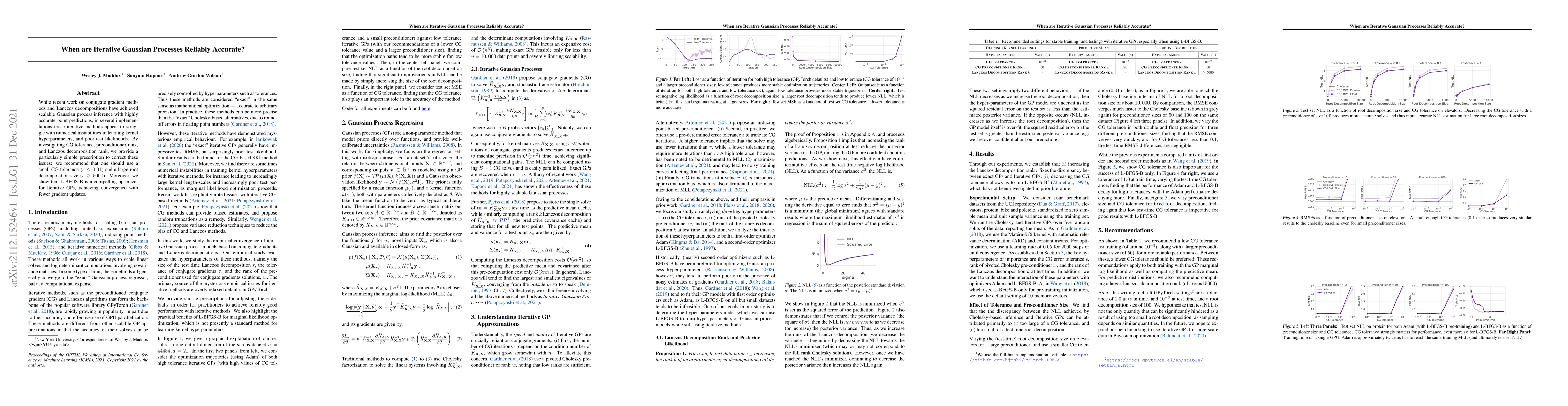 Thumbnail for When are Iterative Gaussian Processes Reliably Accurate?