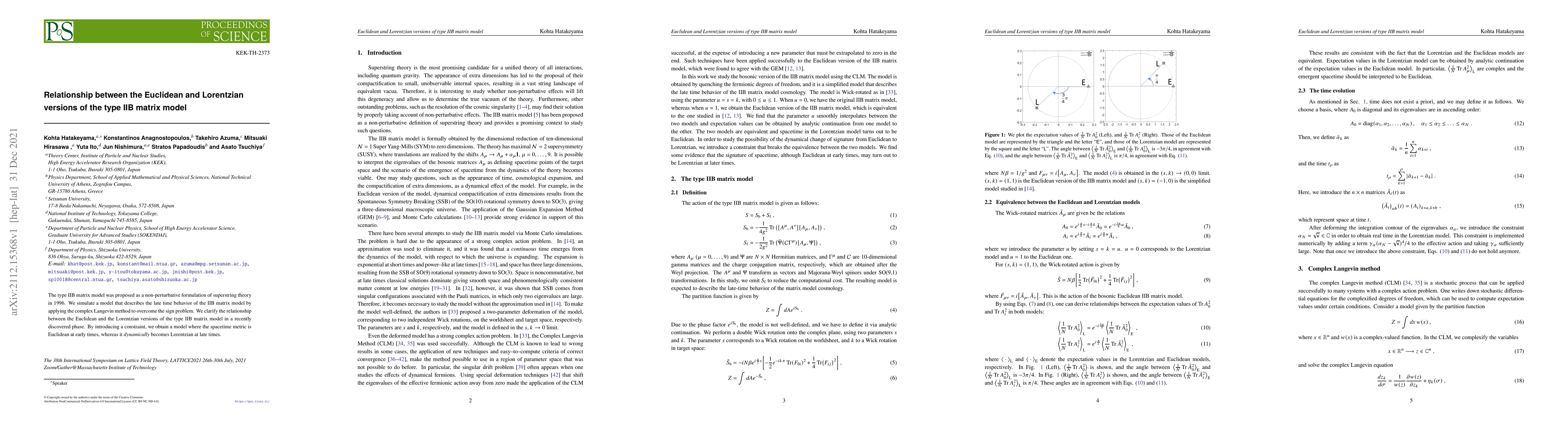 Thumbnail for Relationship between the Euclidean and Lorentzian versions of the type
  IIB matrix model