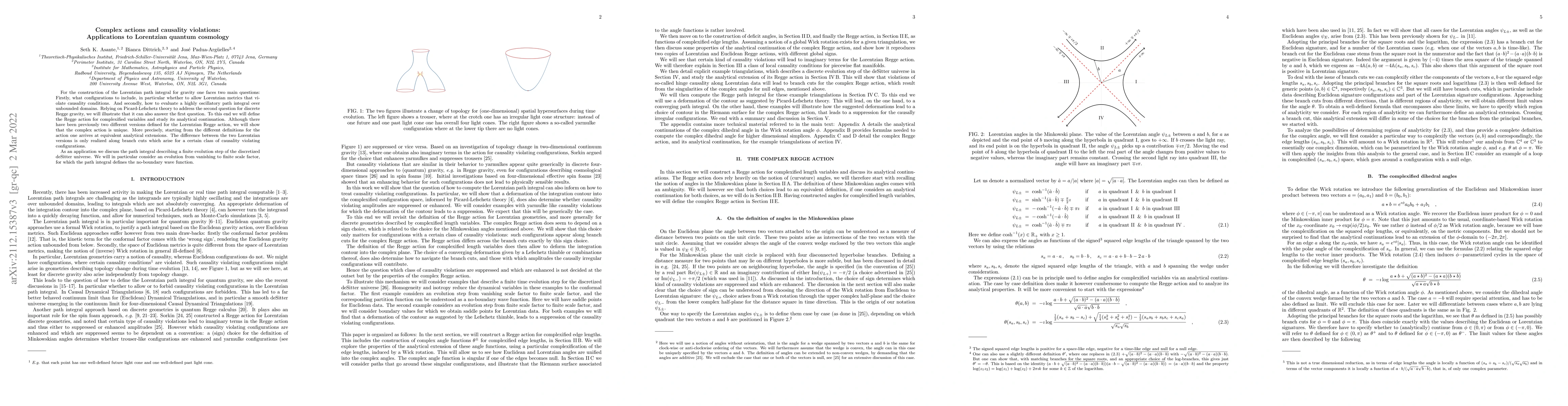 Thumbnail for Complex actions and causality violations: Applications to Lorentzian
  quantum cosmology