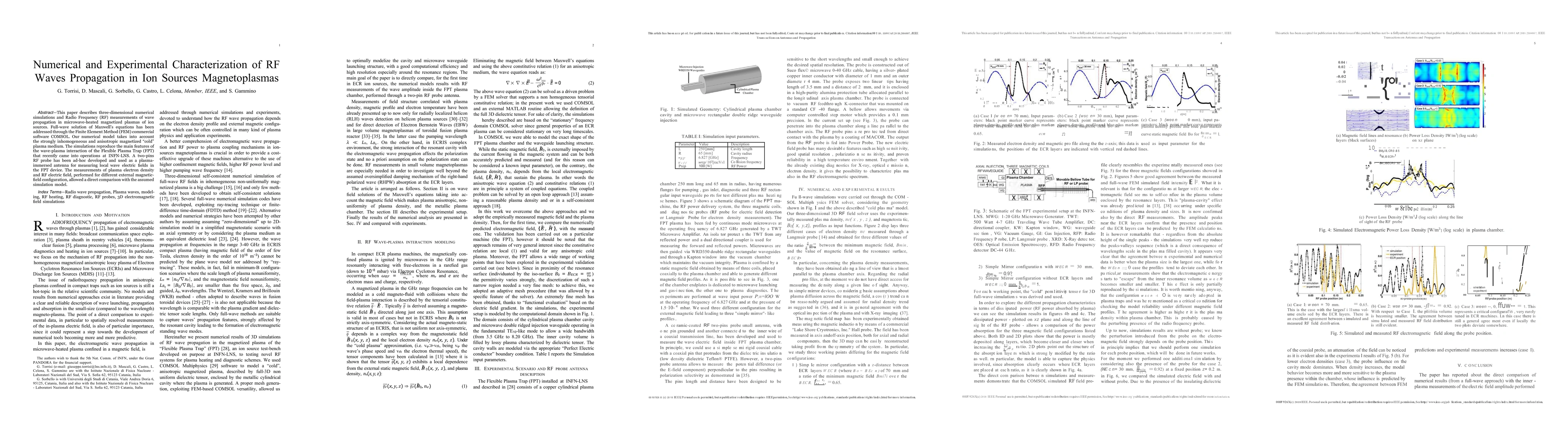 Thumbnail for Numerical and Experimental Characterization of RF Waves Propagation in
  Ion Sources Magnetoplasmas