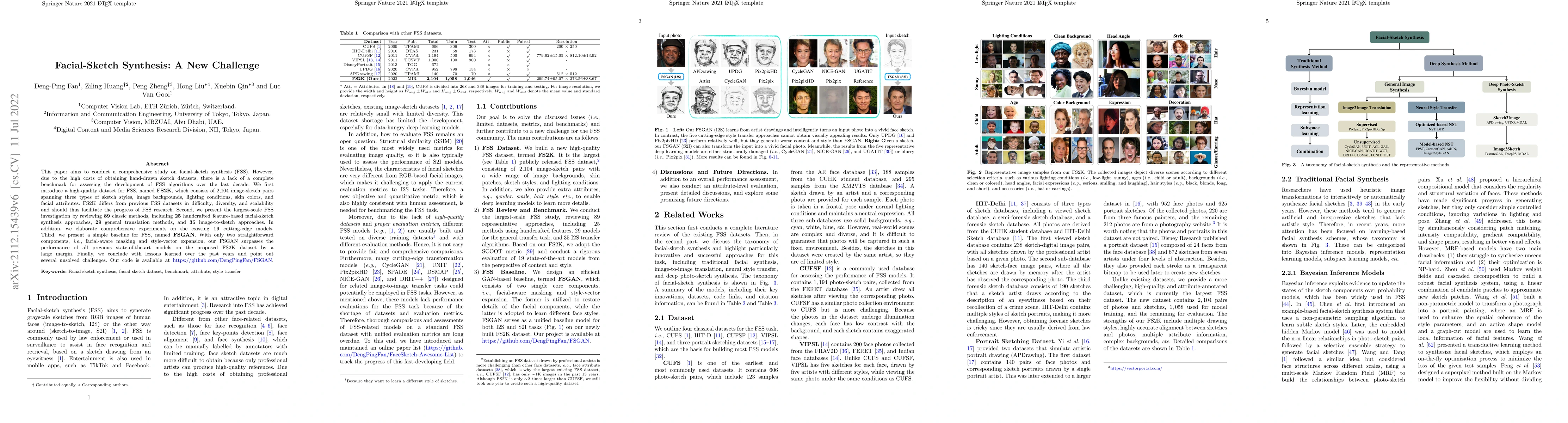 Thumbnail for Facial-Sketch Synthesis: A New Challenge