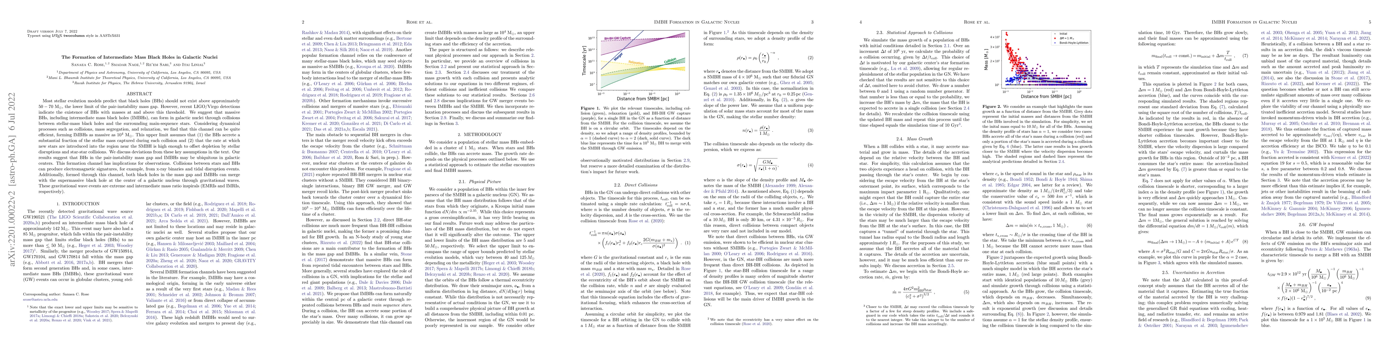 Thumbnail for The Formation of Intermediate Mass Black Holes in Galactic Nuclei
