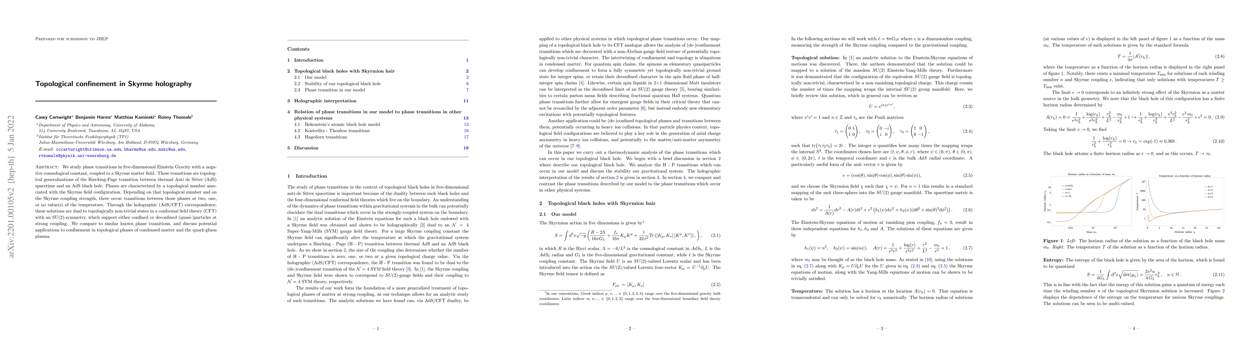 Thumbnail for Topological confinement in Skyrme holography