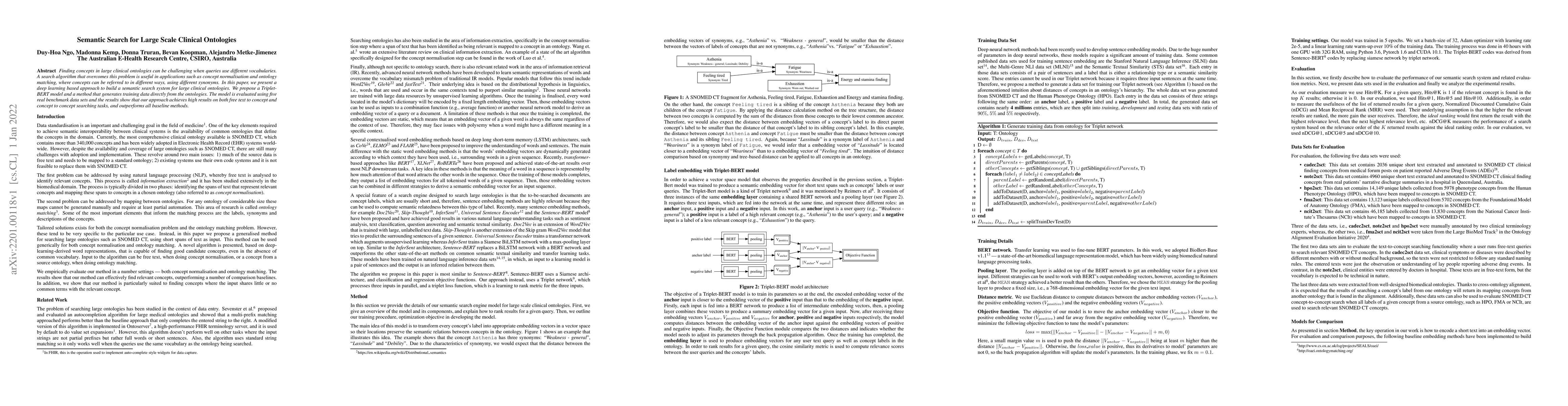 Thumbnail for Semantic Search for Large Scale Clinical Ontologies