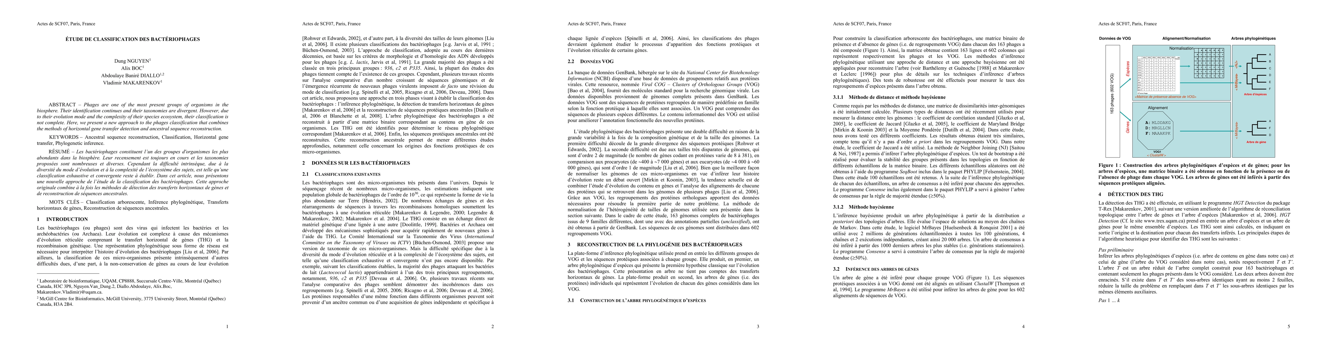 Thumbnail for Etude de classification des bacteriophages