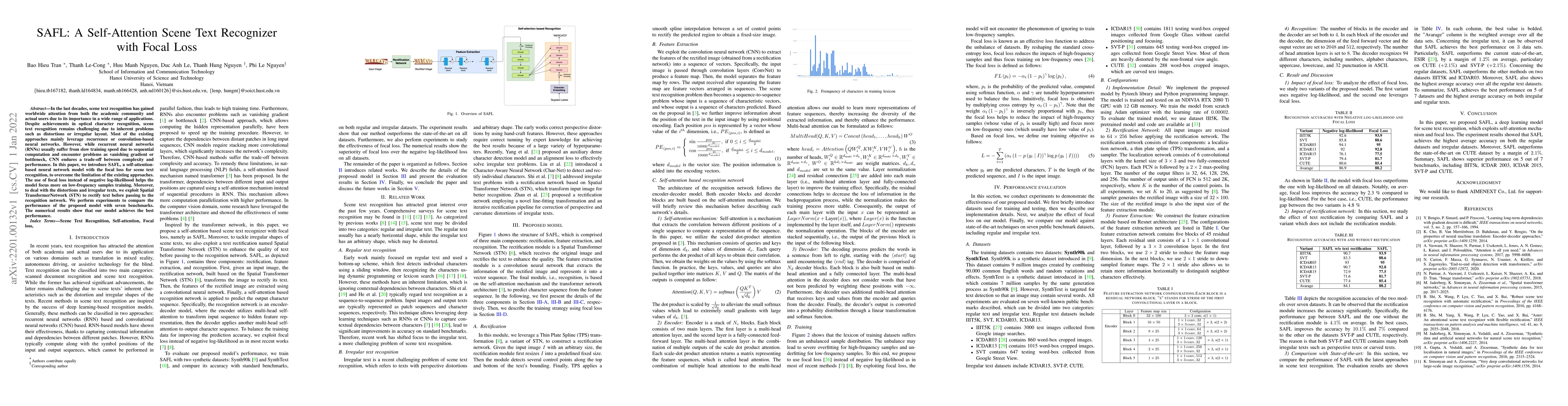 Thumbnail for SAFL: A Self-Attention Scene Text Recognizer with Focal Loss