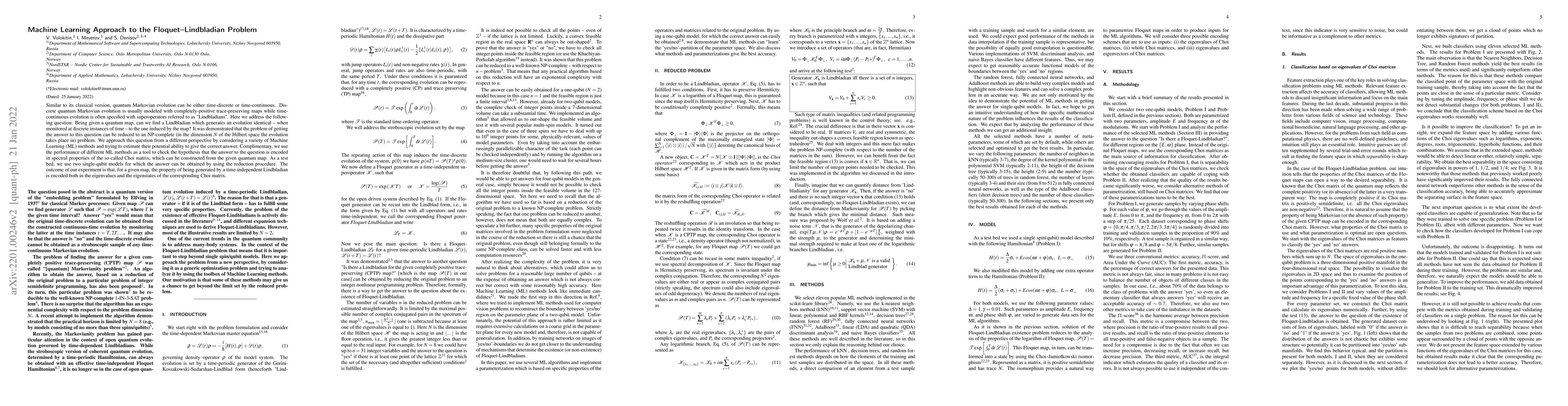 Thumbnail for Machine Learning approach to the Floquet--Lindbladian problem
