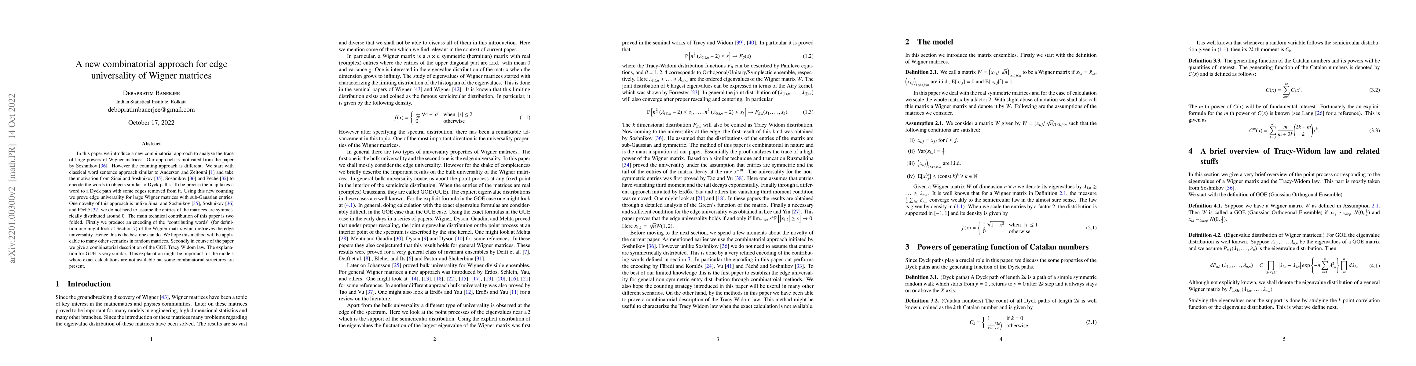Thumbnail for A new combinatorial approach for edge universality of Wigner matrices